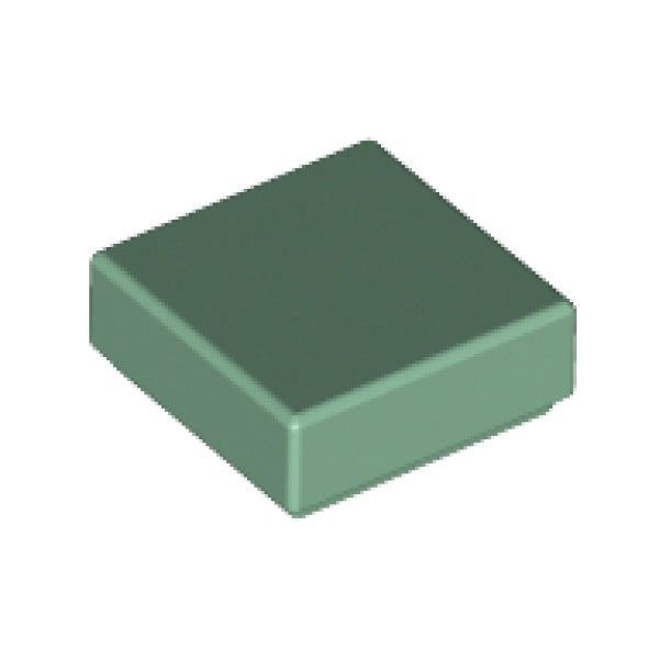 LEGO Tegel 1x1 ZANDGROEN (100 stuks)