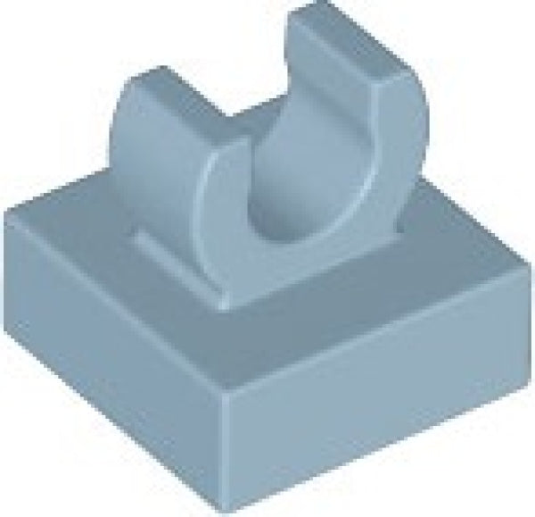 LEGO Tegel 1x1 met Clip ZANDBLAUW (100 stuks)