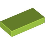 LEGO Tegel 1x2 LIMEGROEN (100 stuks)