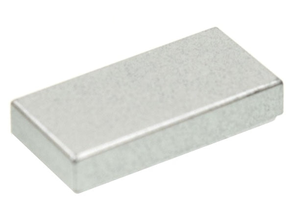 LEGO Tegel 1x2 METALLIC ZILVER (100 stuks)