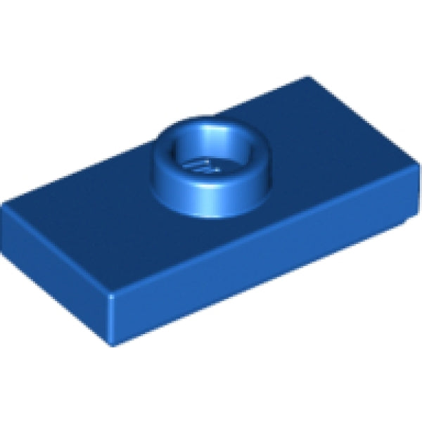 LEGO Plaat 1x2 met Nop BLAUW (100 stuks)