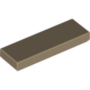 LEGO Tegel 1x3 DONKERBEIGE (100 stuks)