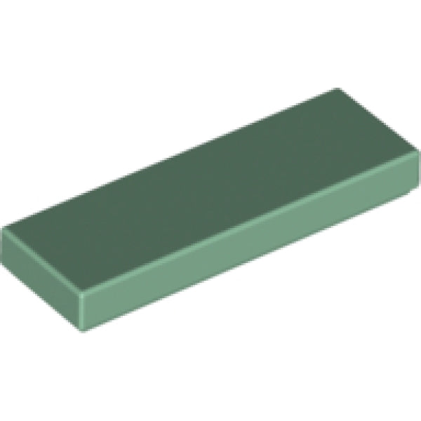 LEGO Tegel 1x3 ZANDGROEN (100 stuks)