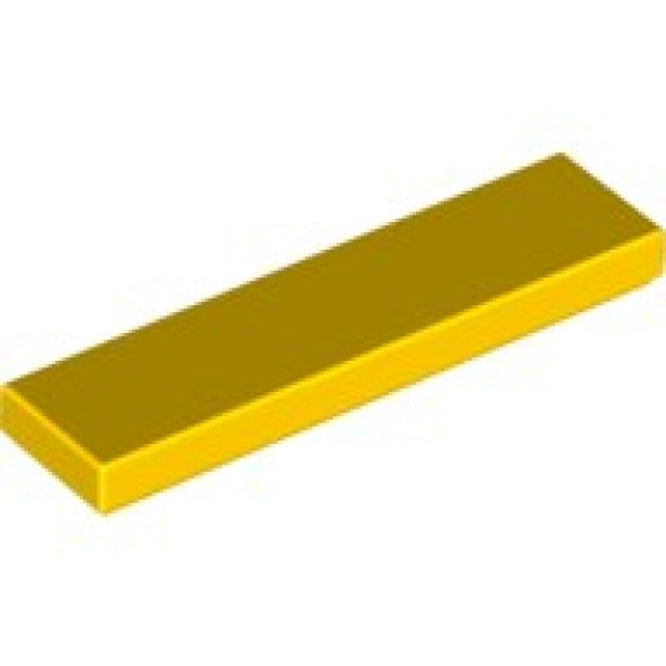 LEGO Tegel 1x4 GEEL (100 stuks)