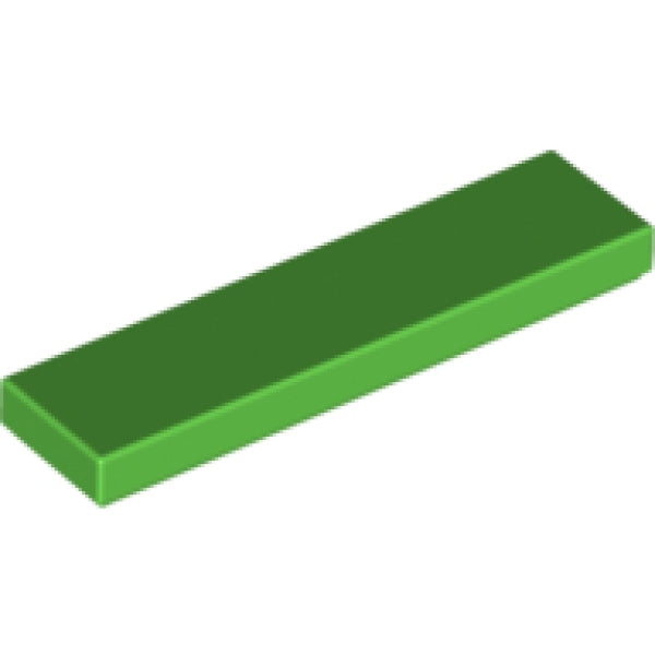 LEGO Tegel 1x4 HELDERGROEN (100 stuks)
