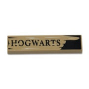 LEGO Tegel 1x4 Hogwarts DONKERBEIGE