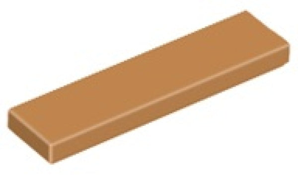 LEGO Tegel 1x4 NOUGAT (100 stuks)