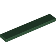 LEGO Tegel 1x6 DONKERGROEN (100 stuks)