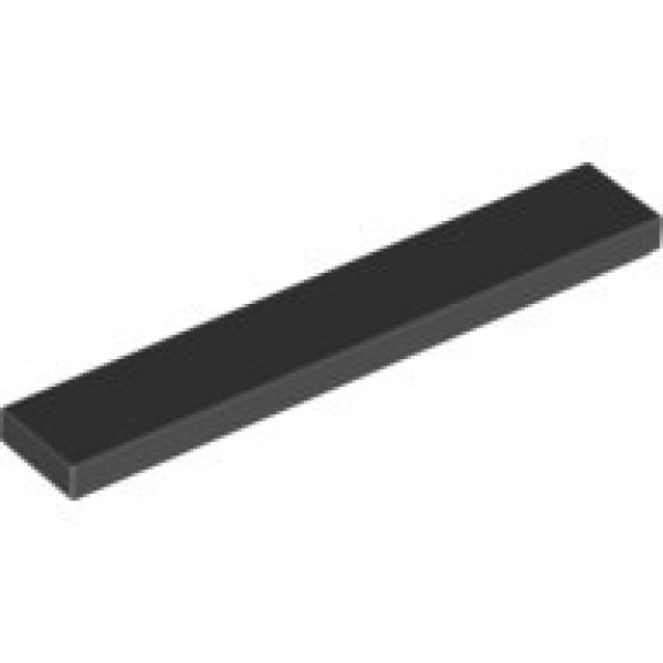 LEGO Tegel 1x6 ZWART (100 stuks)