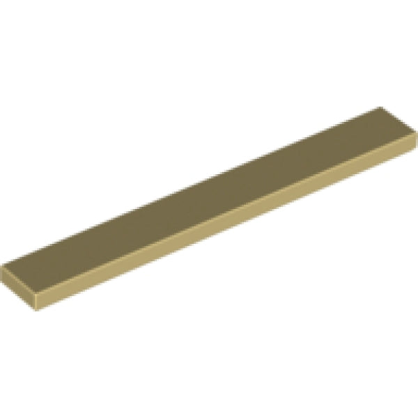LEGO Tegel 1x8 BEIGE (100 stuks)