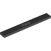 LEGO Tegel 1x8 Paris BLACK