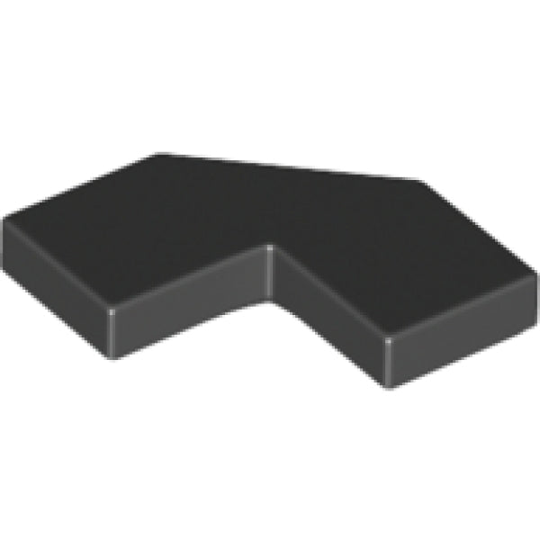 LEGO Tegel 2x2 Hoek ZWART (100 stuks)