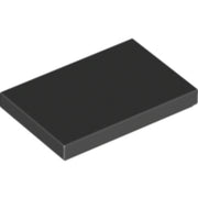 LEGO Tegel 2x3 ZWART (100 stuks)