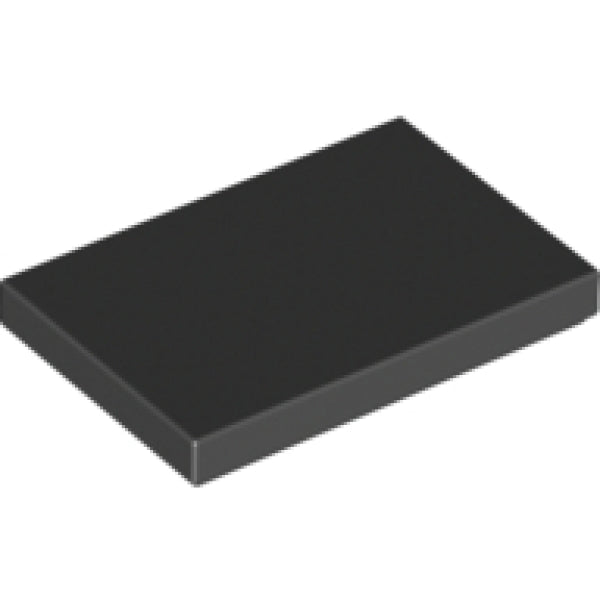LEGO Tegel 2x3 ZWART (100 stuks)