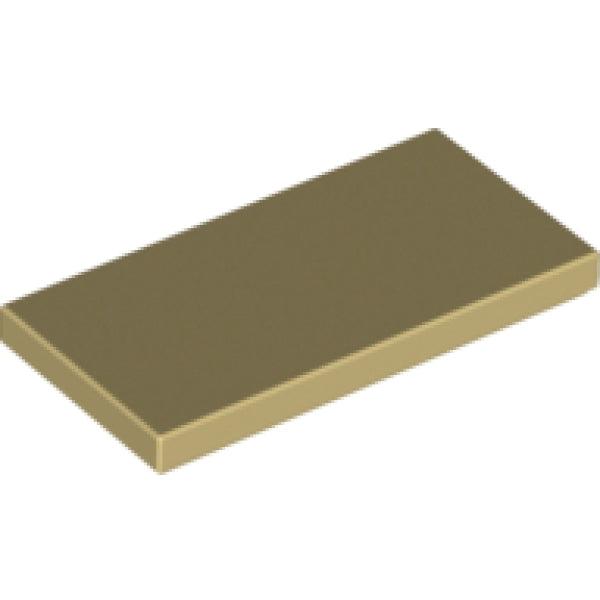 LEGO Tegel 2x4 BEIGE (100 stuks)