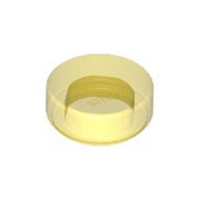 LEGO Tegel Rond 1x1 TRANSPARANT GEEL (100 stuks)