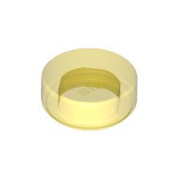 LEGO Tegel Rond 1x1 TRANSPARANT GEEL (100 stuks)