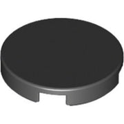 LEGO Tegel Rond 2x2 ZWART (100 stuks)