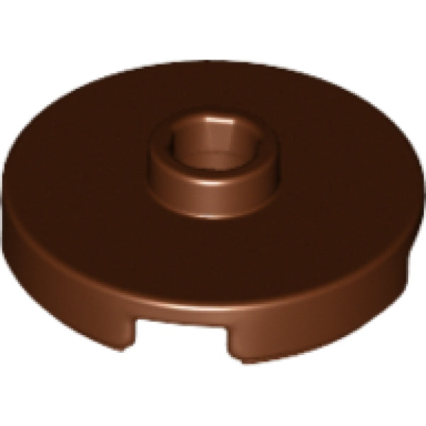LEGO Tegel Rond 2x2 met Nop BRUIN (100 stuks)