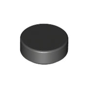 LEGO Tegel Rond 1x1 ZWART (100 stuks)