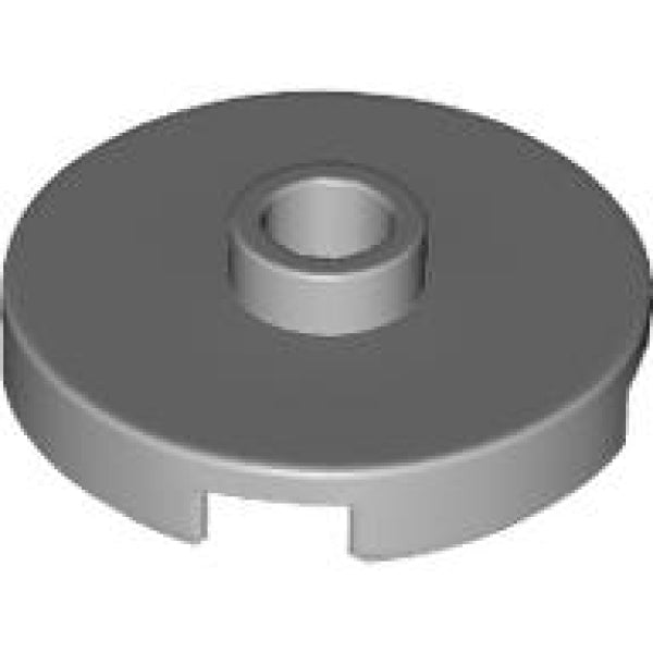 LEGO Tegel Rond 2x2 met Nop LICHTGRIJS (100 stuks)