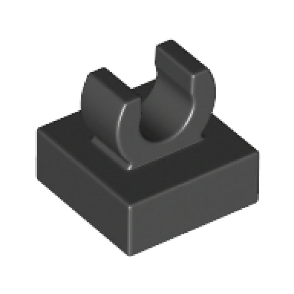 LEGO Tegel 1x1 met Clip ZWART (100 stuks)