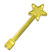 LEGO Toverstok TRANSPARANT GEEL (10 stuks)