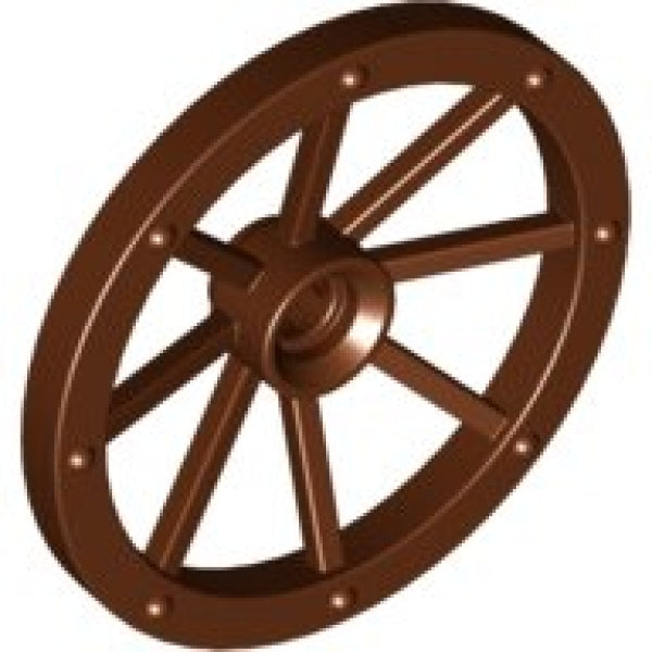 LEGO Wagenwiel BRUIN (10 stuks)