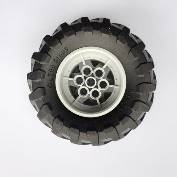 LEGO Wiel 43.2D x 26 en Band 81 x 35 Tractor