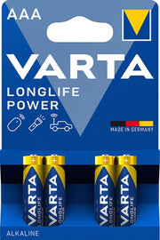 VARTA Alkaline Batterij AAA (4 stuks)