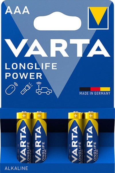 VARTA Alkaline Batterij AAA (4 stuks)