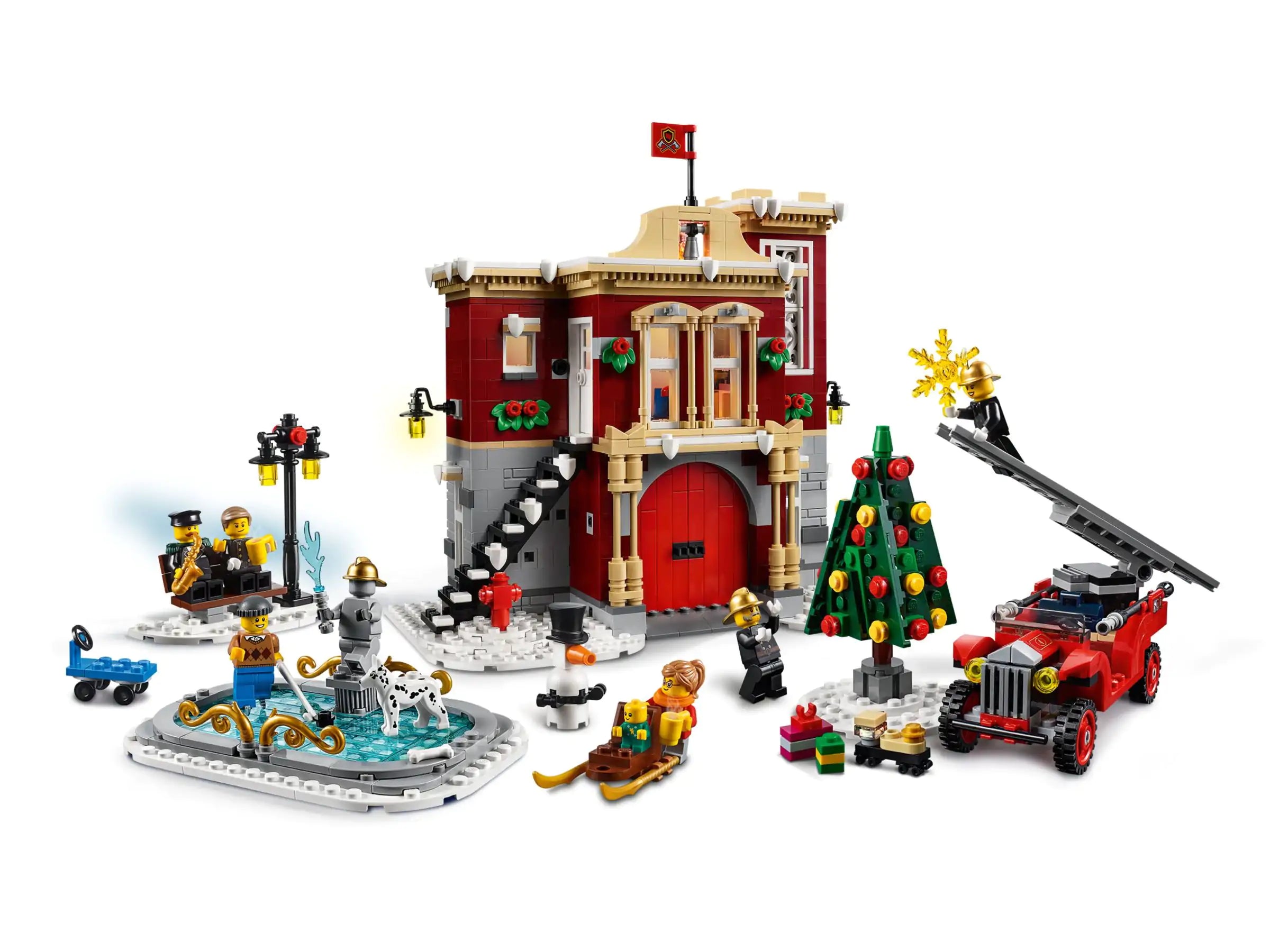 LEGO 10263 Brandweerkazerne in winterdorp